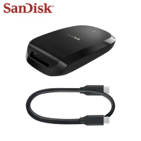 SanDisk Card Reader Original Type-C Interface USB3.1 Flash Speed Extreme PRO CFexpress Type-B Card Reader with Data Cord Cable