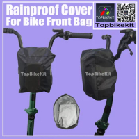 Ebike Battery Bag Cover Bicycle Front Bag Rainproof Cover For Brompton Bike Dahon Folding Bike Front Bag Waterproof Cover