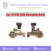 Ori for LG V30 USB Fast Charging Port Connector SIM Card Board Mobile Phone Flex Cable Replacement Parts for LG V30