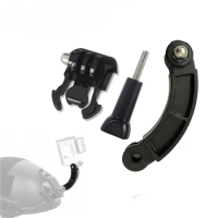 For Gopro 11 10 Accessories Helmet Extension Selfie Stick Arm Bracket Mounting Arc Suitable for Go Pro Hero DJI Insta360