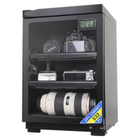 32L Full Automatic Electronic Dry Cabinet Box SLR Camera Lens Dehumidify Drying Moistureproof Cabinet Touch LED Display Screen