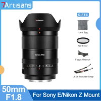 7artisans AF 50mm F1.8 Full Frame Large Aperture Lens for Sony E A7M3 A7M4 S3 A7C a6600 a6400 a7mii a7riii a7rv Nikon Z z8 z9 zf