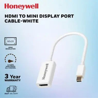 Honeywell Kabel HDMI to Mini Display Port Adapter 4K, 2K PC Laptop Projector 02/ADP/WHT
