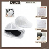 KOTAKIN Jaring Laundry Topi Londri Bag Net Baseball Sport Hat Cleaner Hat Washer Washing Frame
