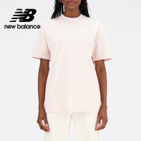 [New Balance]親膚刺繡LOGO短袖上衣_女性_粉色_AWT33557OUK