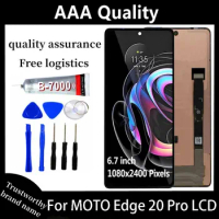 AMOLED For Motorola Moto Edge 20 Pro LCD XT2153-1 Display Touch Screen Digitizer For Motorola Edge SPro LCD Edge 20 Lite Display