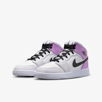 【NIKE 耐吉】AIR JORDAN 1 MID Barely Grape GS 粉紫 女鞋 大童(DQ8423-501)