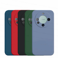 For Huawei Mate 60 Case Huawei Mate 50 60 Pro Plus Cover Original TPU Shockproof Liquid Silicone Protective Phone Back Cover