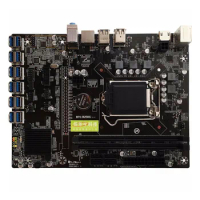 JIAHUAYU BTC Mining Motherboard 12 PCI-E Support 12 Video Card LGA 1151 DDR4 Memory USB3.0 for BTC Machine Bitcoin Mining