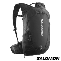 官方直營 Salomon TRAILBLAZER 20 水袋背包 黑/黑