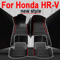 Car Floor Mat For Honda HR-V e:HEV e:NS1 e:NP1 e:Ny1 RV5 RV6 HRV Vezel 2022 2023 2024 Electric Version Car Mats Car Accessories