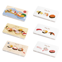 柴語錄 日式壽司防疫口罩盒 零錢盒 文具盒 口罩收納盒