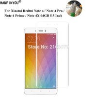 For Xiaomi Redmi Note 4 Pro Prime / Note 4X 64GB 5.5" Soft TPU Front Full Cover Screen Protector Transparent Protective Film
