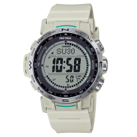 CASIO卡西歐 PRO TREK 電波 太陽能電力 三重感應器 戶外探險 PRW-35-7_44.6mm