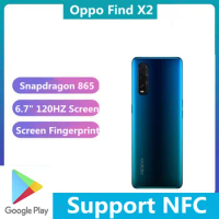 DHL Fast Delivery Oppo Find X2 5G Android Phone Snapdragon 865 Octa Core 65W Charger 6.7" 120HZ 48.0MP NFC Screen Fingerprint