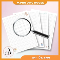 Sổ viết chữ đẹp cỡ nhỏ ô li TO 6mm - 8mm - 9mm