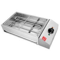【FUQI富祺】不鏽鋼無煙電熱燒烤爐電烤爐EB-280(烤海鮮/烤肉串/烤果蔬等)
