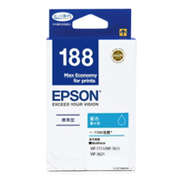 【跨店享22%點數回饋+滿萬加碼抽獎】EPSON 原廠墨水匣 T188250 (藍) 適用 WF-3621/WF-7111/WF-7611