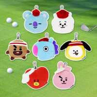 高爾夫球BT21收球吊飾(高爾夫球/鑰匙圈/零錢包/BT21吊飾)