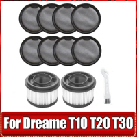 Washable Front And Rear HEPA Filter For Dreame T10 /T20/ T20 Pro/T30/ T30 Neo/R10/R10 Pro/ R20/ For Xiaomi G9/G10 Parts