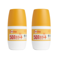 丹麥 Derma 兒童滾珠防水防曬乳50ml 2入組