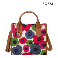 FOSSIL Kyler 帆布兩用方包-多彩花卉 SHB3269782