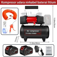 SKY - Convenyy Kompresor Angin Listrik Bebas Oli 40L/ Min Mesin Air Compressor Portabel Mini Cordles