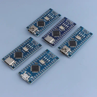 มินิ USB สำหรับ V3.0นาโนแผงควบคุมขนาดเล็ก CH340G ATmega328P สำหรับ Arduino Type-c/micro USB 328P นาโ