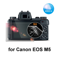 【D&amp;A】Canon EOS M5 日本原膜螢幕貼(NEWAS玻璃奈米型)
