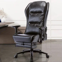 Black Sleeping Recliner Office Chair Boss Comfortable Backrest Computer Chair Mobile Ergonomic Playseat Sedie Office Furniture