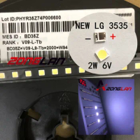 400PCS/LOT FOR LCD TV repair LG led TV backlight strip lights with light-emitting diode 3535 SMD LED beads 6V