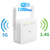 1200Mbps Wifi Amplifier 5G Wireless WiFi Repeater Signal Wifi Extender Network Wi fi Booster 5 Ghz Long Range Wi-fi Repeater