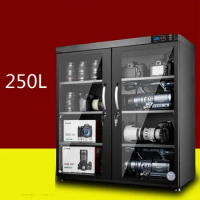 250L LED digital display electronic auto dry cabinet Moisture-Proof Camera Dry Box SLRS Lens Storage Cabinet