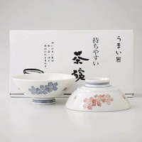 日本製 吉野櫻茶碗 2入 碗 陶瓷碗 飯碗 湯碗 茶碗 平碗 情侶碗 夫妻碗 吉野櫻茶碗 2入 碗 陶瓷碗