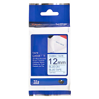 Brother TZe-FA53 燙印布質標籤帶( 12mm 粉藍布藍字 )