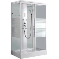 Integrated bathroom mobile RV shower Bluetooth speaker, radio, ventilation fan, massager