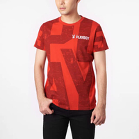 เสื้อยืดผู้ชาย   SKU P1MT229TB111RE สี แดง