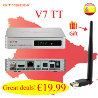 GTMEDIA V7 TT Terrestrial TV Receiver DVB-T/T2 Full HD TDT T2 Signal TV Box With USB WIFI Decoder Set Top Box Official Genuine
