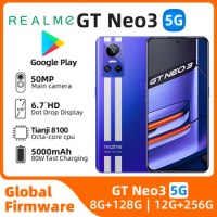 Realme GT Neo3 Android 5G Unlocked 6.7 inch 256G All Colours in Good Condition Original used phone