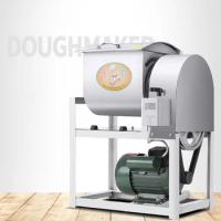 Stainless Steel 8kg Dough Mixer Electric Flour Kneading Machine Food Mixer Bread Pasta Noodles Maker 1500W
