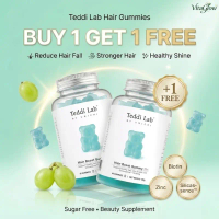 Buy 1 Get 1 Free | Unichi Teddy Lab Hair Boost Bear Gummies Plus | Hair Care, Hair Nourishment, Nail