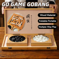【Local stock】Go Game Beginner's Set Gobang Full Set Foldable Portable Board Game Child Puzzle Games