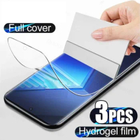 3Pcs Hydrogel Film Screen Protector For Xiaomi 14 Pro 13T Pro Redmi Note 13 Pro X3 Pro C40 F3 X4 GT M5S F5 X5 F2 M2 X4 Pro