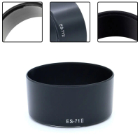 Cermin Mata Hitam Kanta, Tudung Lensa ES-71 II, untuk EF 50mm f / 1.4 USM, Mudah Digunakan, Kuat