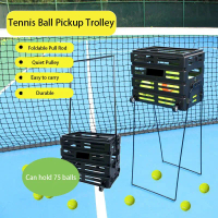 Explosive Models x Tennis Ball Pickup Trolley Can hold 75pcs tennis ball Multifunctional Tennis Bask