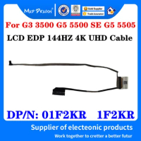 New Original 01F2KR 1F2KR 450.0K702.0001 For Dell G3 3500 G5 5500 SE G5 5505 Laptop LCD EDP 144HZ 4K UHD Cable LCD LVDS Cable