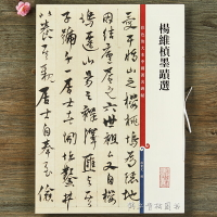 楊維楨墨跡選 行書草書碑帖書法字帖 繁體旁注 彩色放大本中國碑帖 孫寶文編 上海辭書出版社書籍