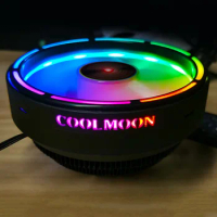 LED CPU Cooler Cooling CPU Fan PC Cooling 120mm Fan Radiator for LGA 775 1150 1151 1155 1156 1366 X79 X99 2011 AMD AM3/4