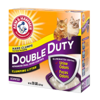 【ARM&HAMMER 鐵鎚】加強除臭貓砂(礦砂)20LB*2入