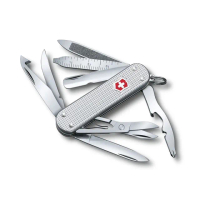 【VICTORINOX 瑞士維氏】MiniChamp Alox14用鋁合金瑞士刀/銀(0.6381.26)